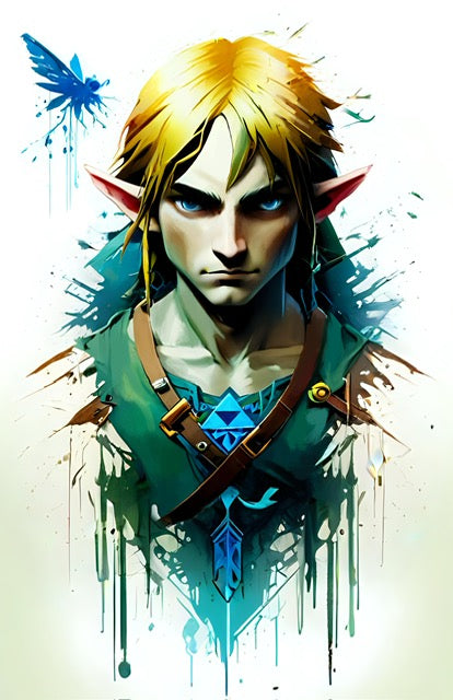 Legends of Zelda "Link" Poster