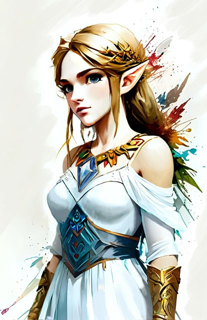 Legends of Zelda "Zelda" Poster