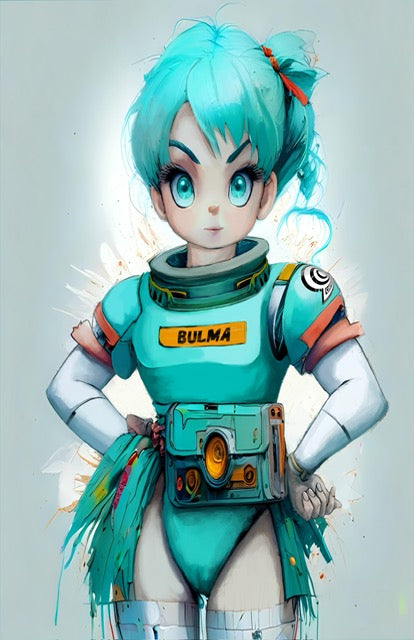 Capsule Corps Bulma Poster